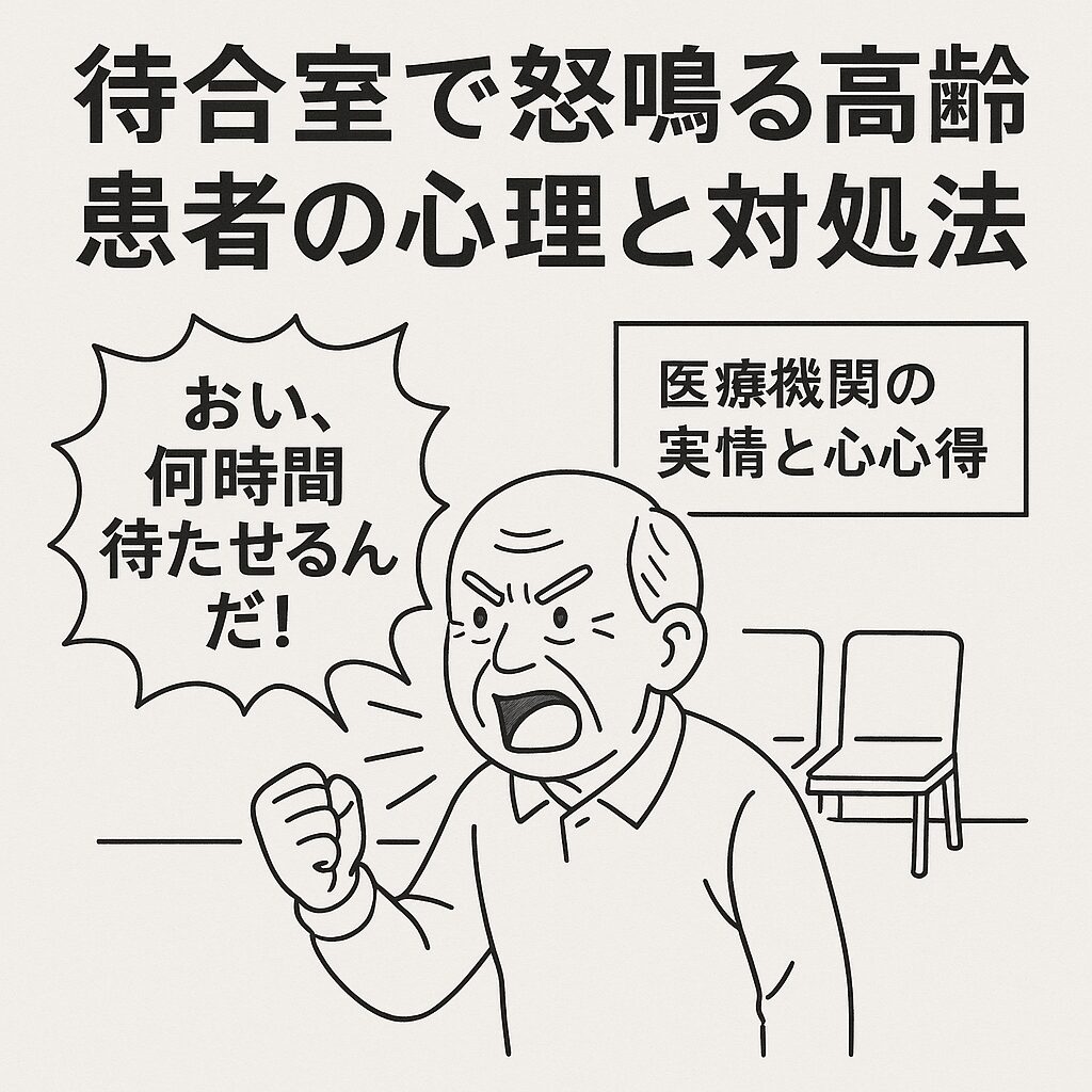 待合室で怒鳴る高齢患者の心理と対処法