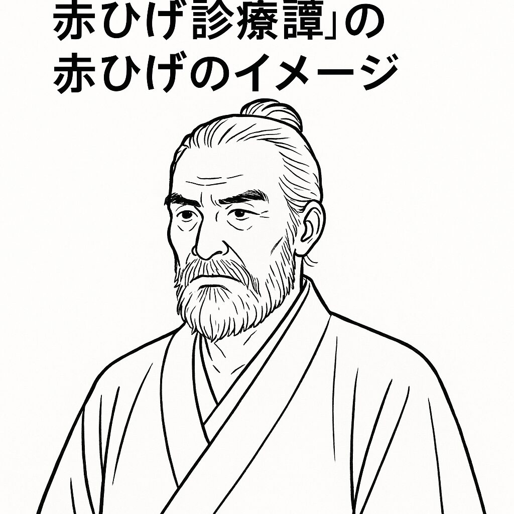 山本周五郎著『赤ひげ診療譚』、赤ひげの想像肖像画