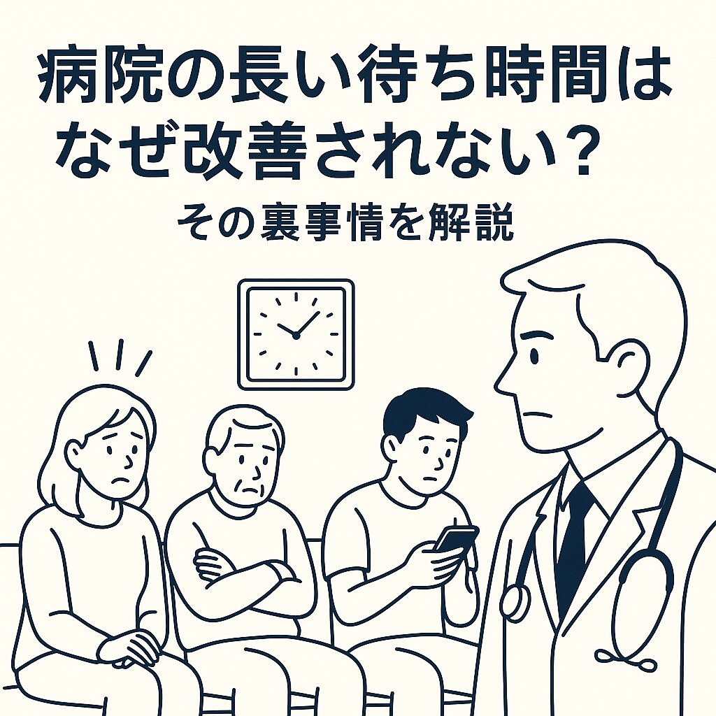 病院の長い待ち時間はなぜ改善されない？