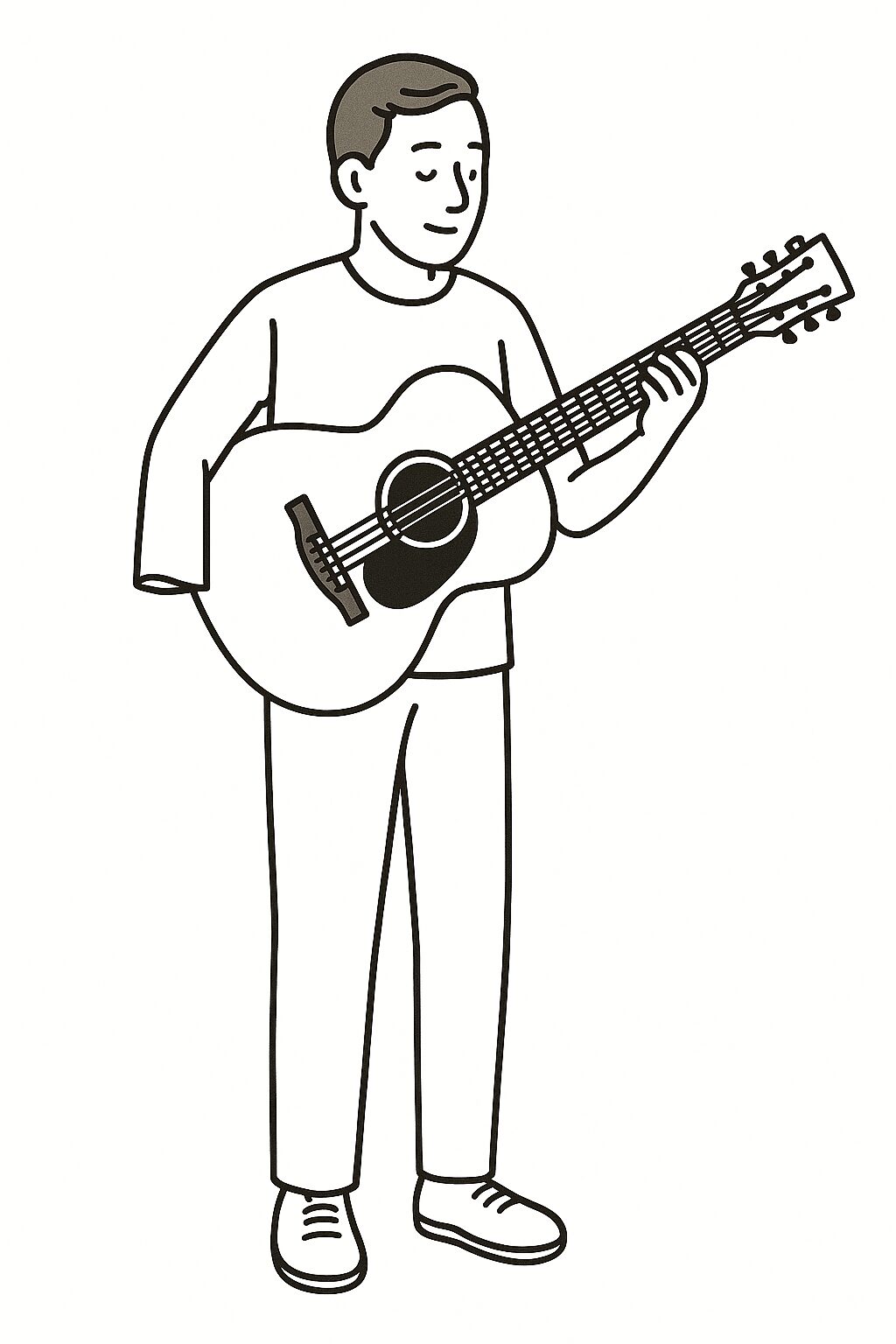 隻腕のギタリスト。適性以上の何か。