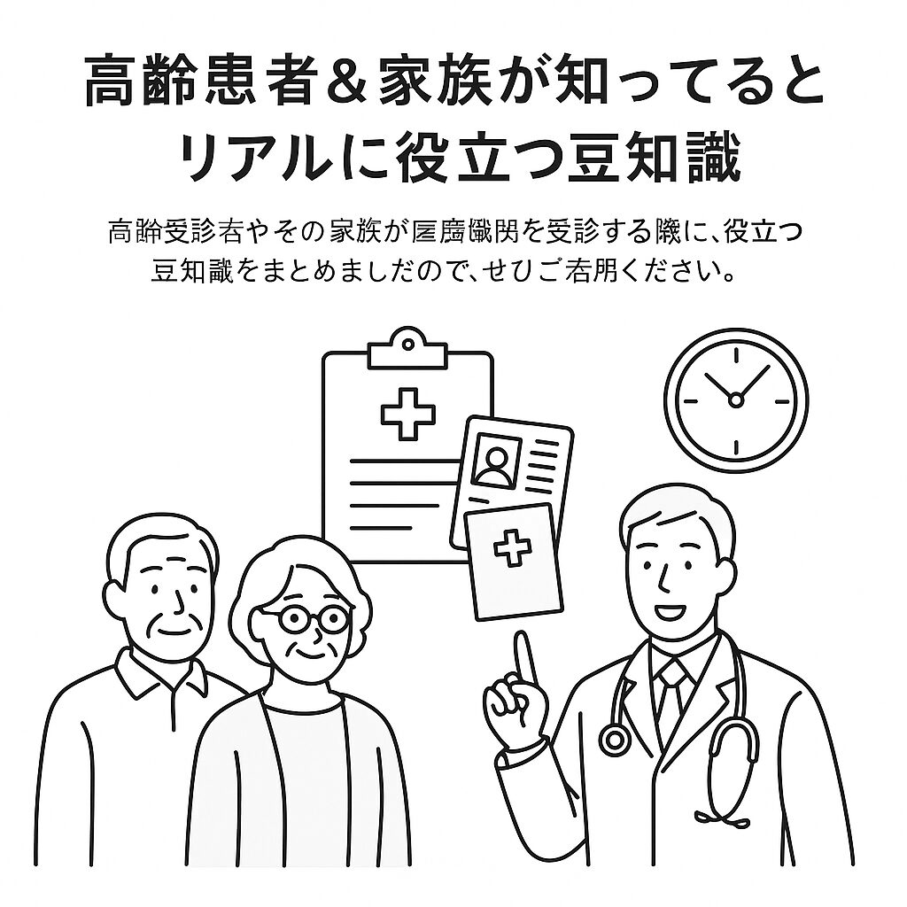 高齢患者やその家族が知っているとり悪に役立つ豆知識