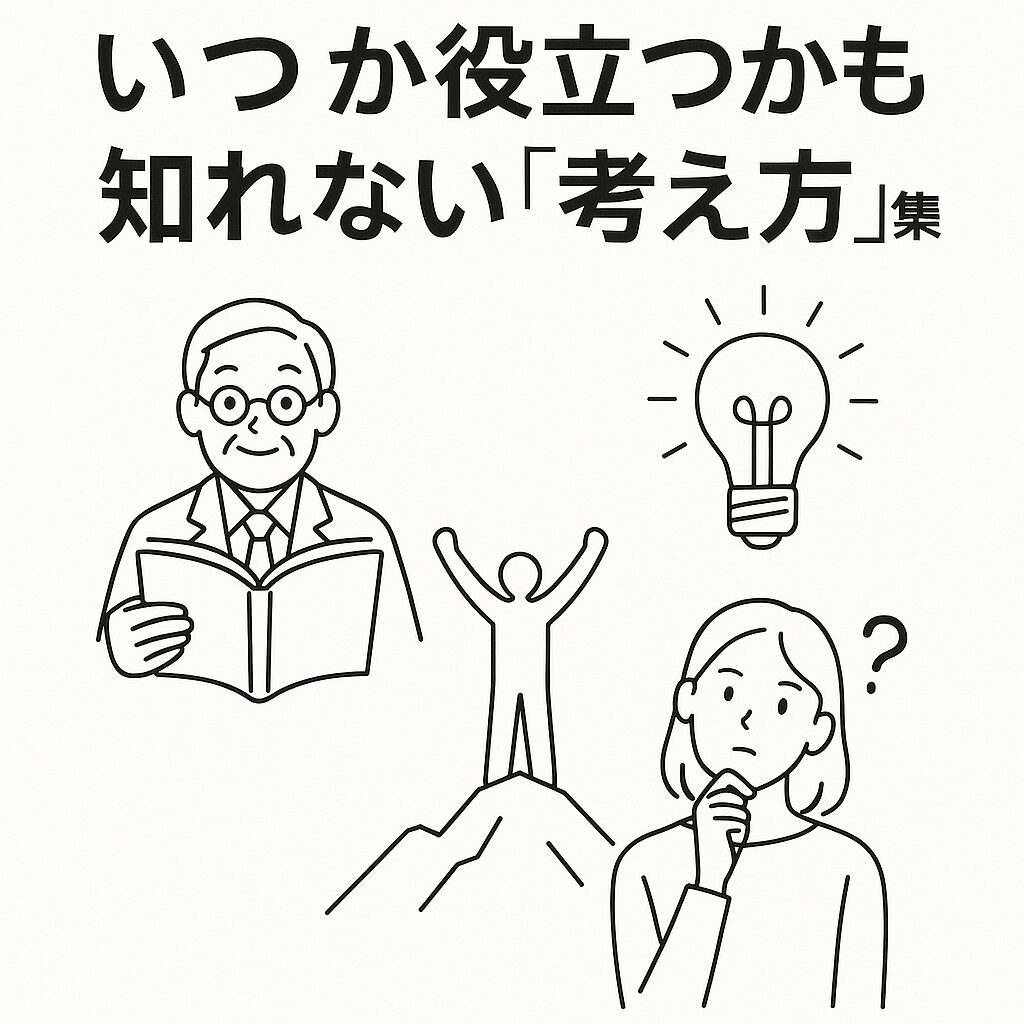 いつか役立つかも知れない「考え方」集