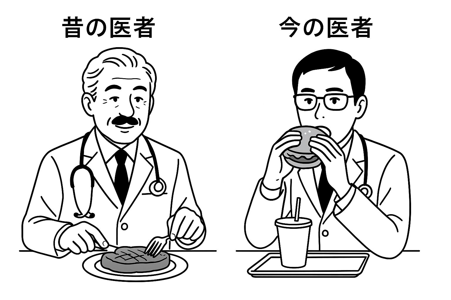 今の医者は金持ちじゃない。