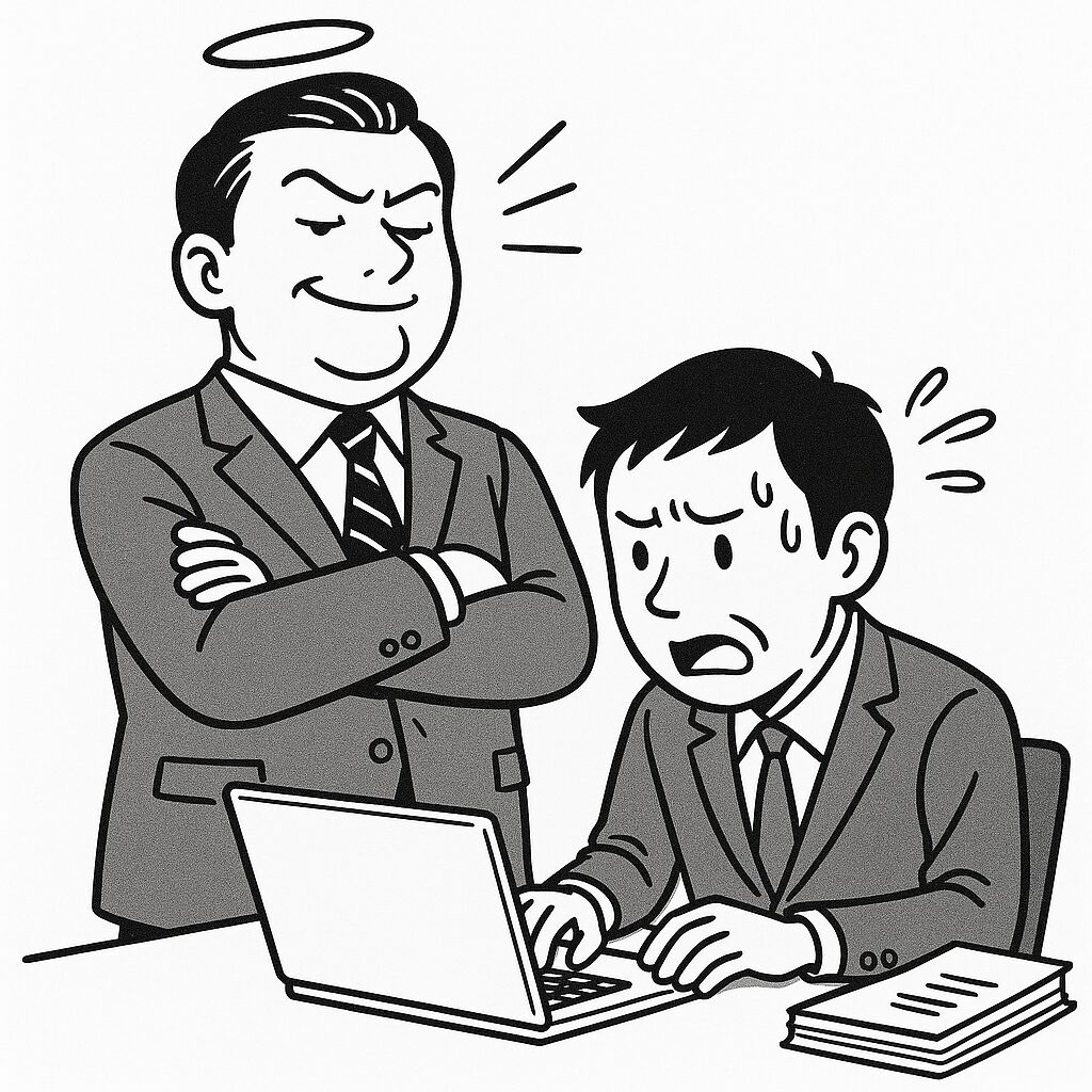特権階級意識をもったダメ上司ダメ先輩が組織を腐らせる。