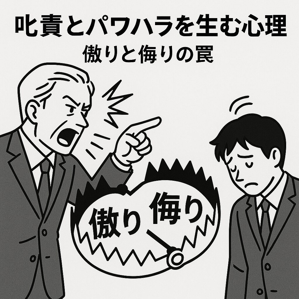 叱責とパワハラを生む心理