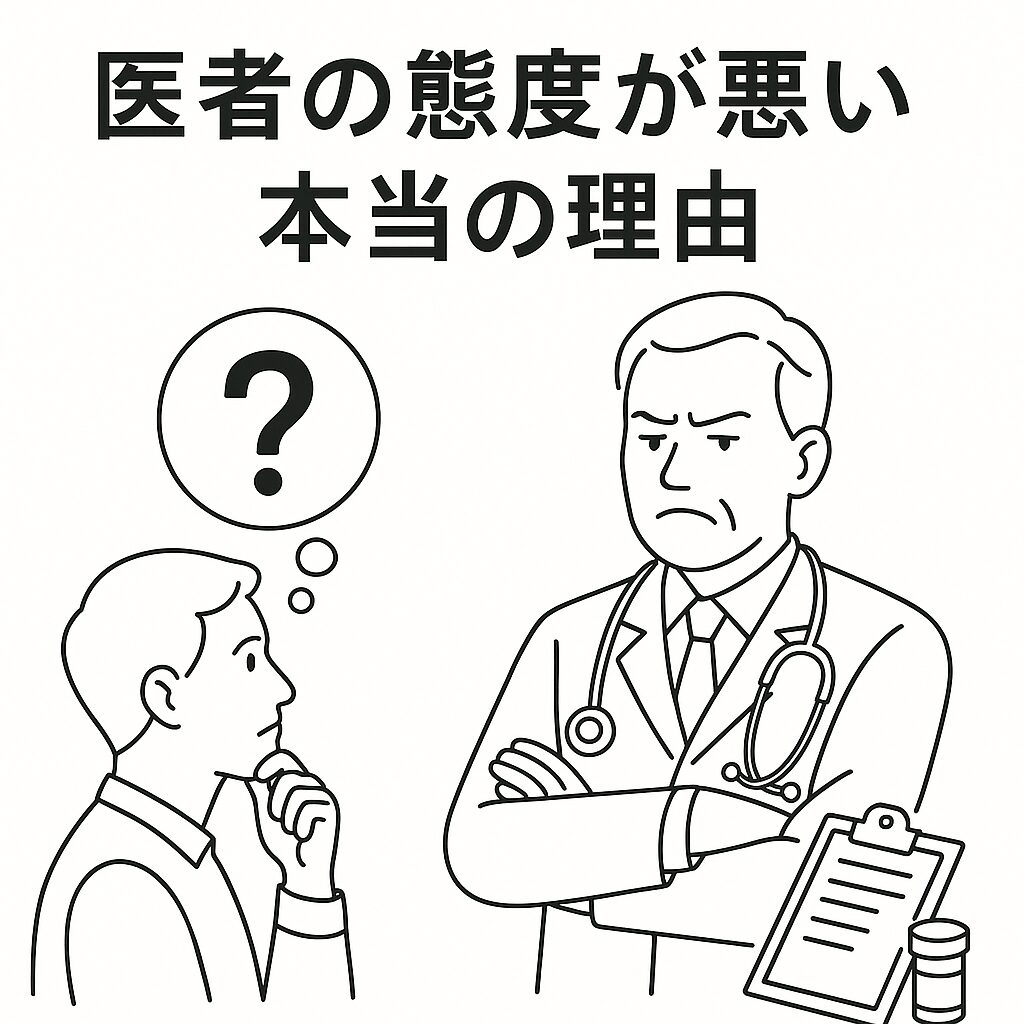 医者の態度が悪い本当の理由。