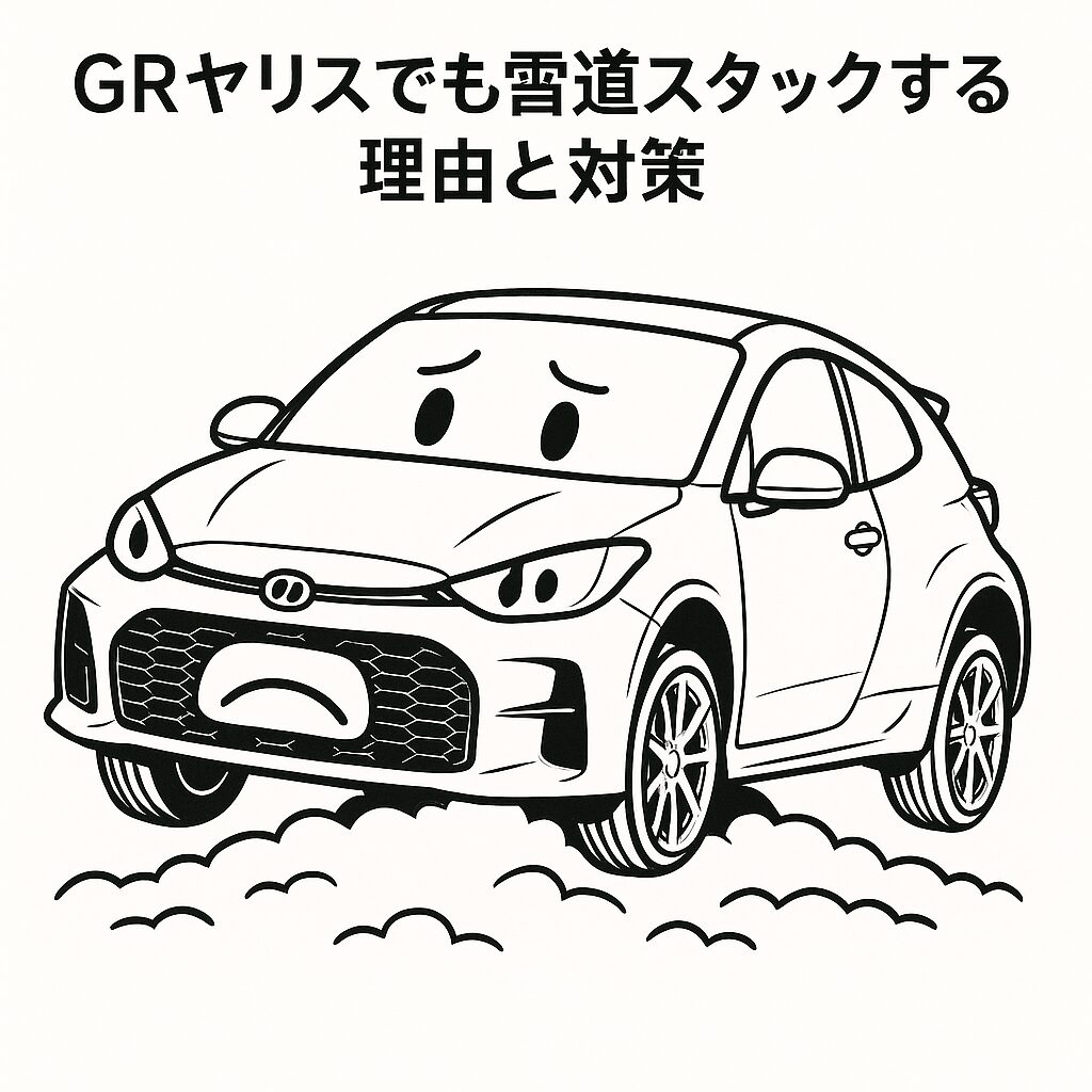GRヤリスでも雪道スタックする理由と対策