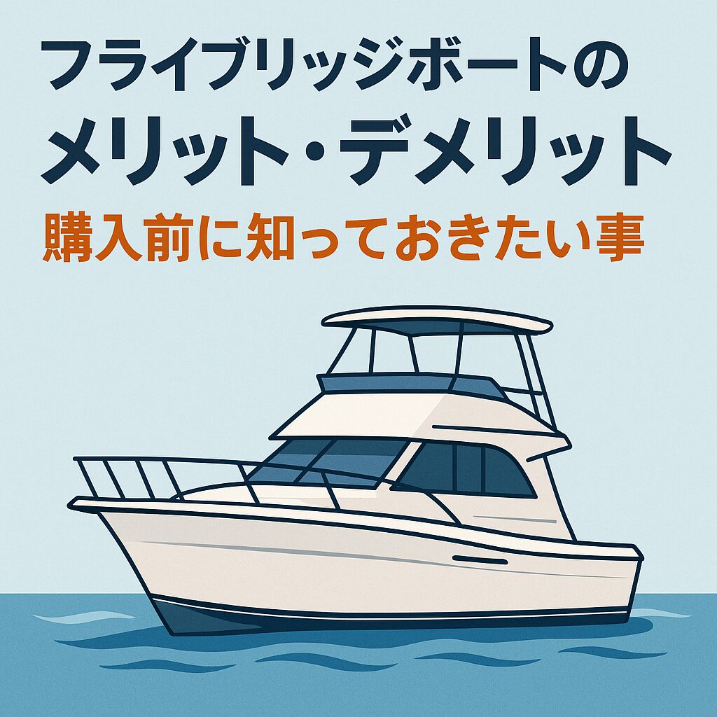 フライブリッジボートのメリットとデメリット