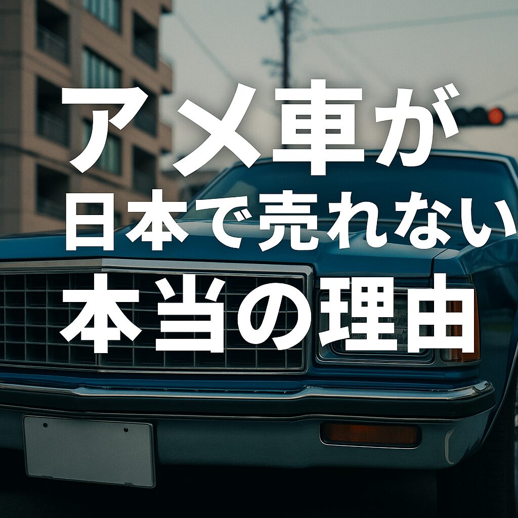 アメ車が日本で売れない本当の理由。