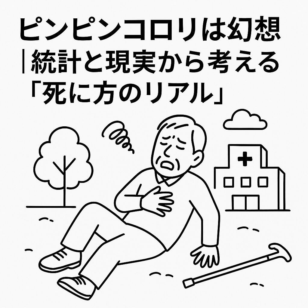 ピンピンコロリは幻想。統計と現実から考える死に方のリアル