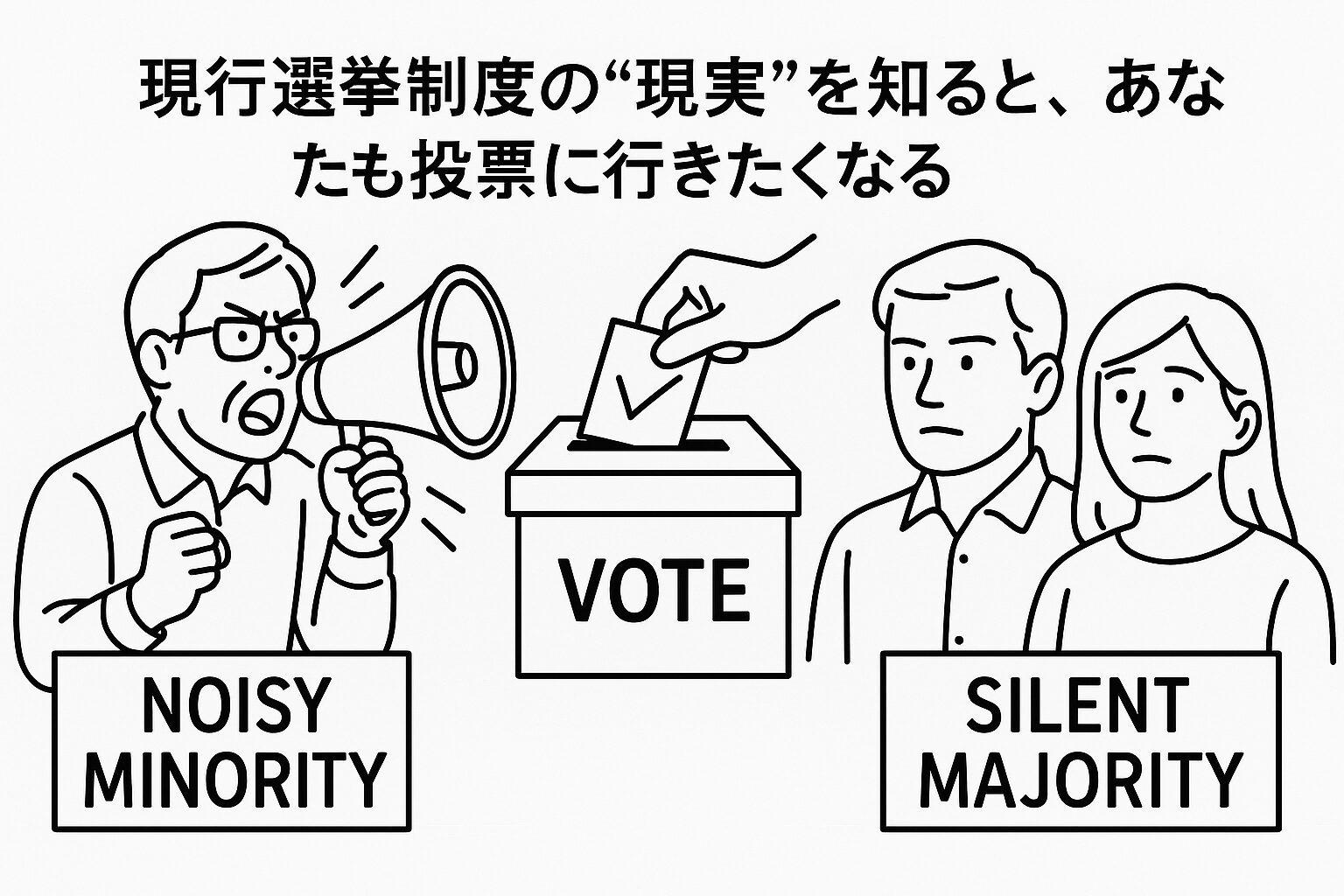 現行選挙制度の“現実”を知ると、あなたも投票に行きたくなる