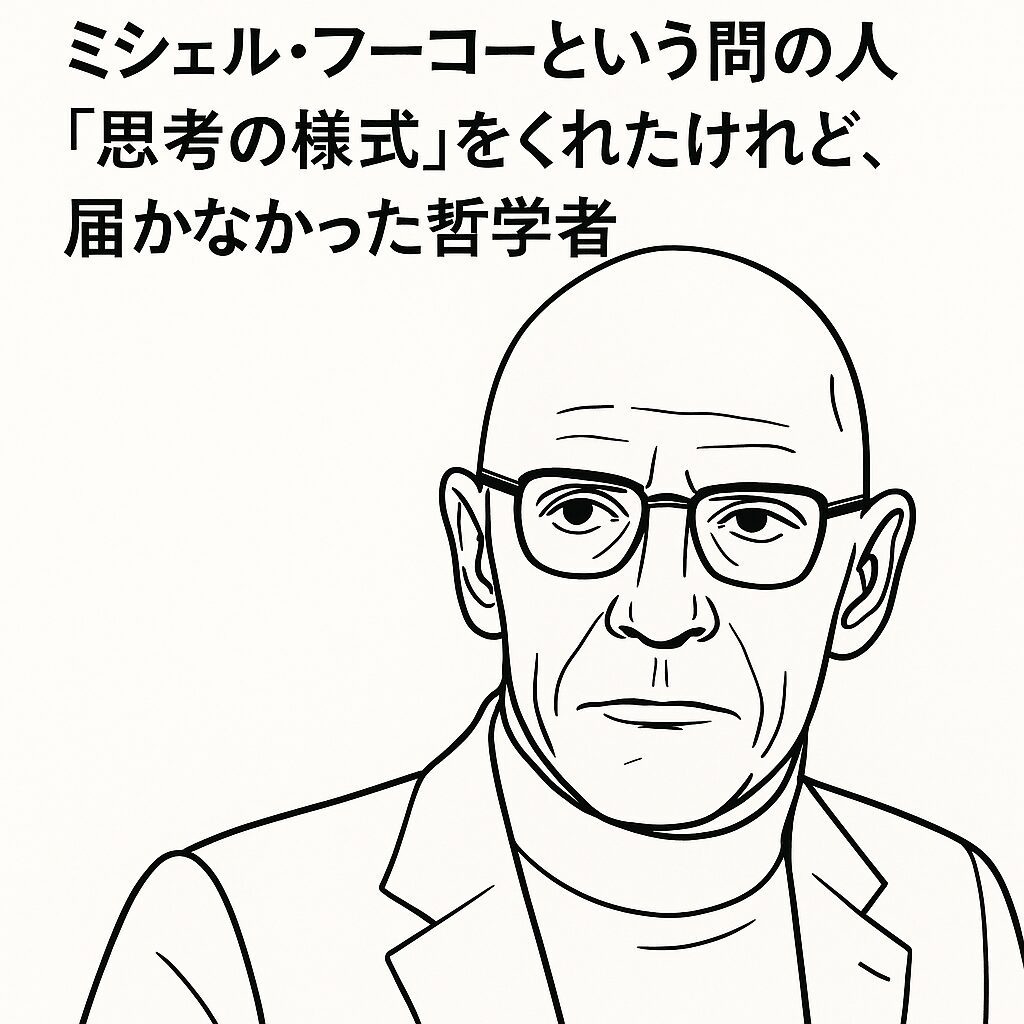 ミシェル・フーコーという問いの人──「思考の様式」をくれたけれど、届かなかった哲学者