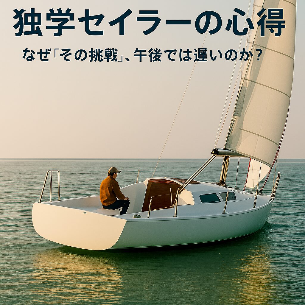 独学セイラーの心得｜なぜ“その挑戦”、午後では遅いのか？