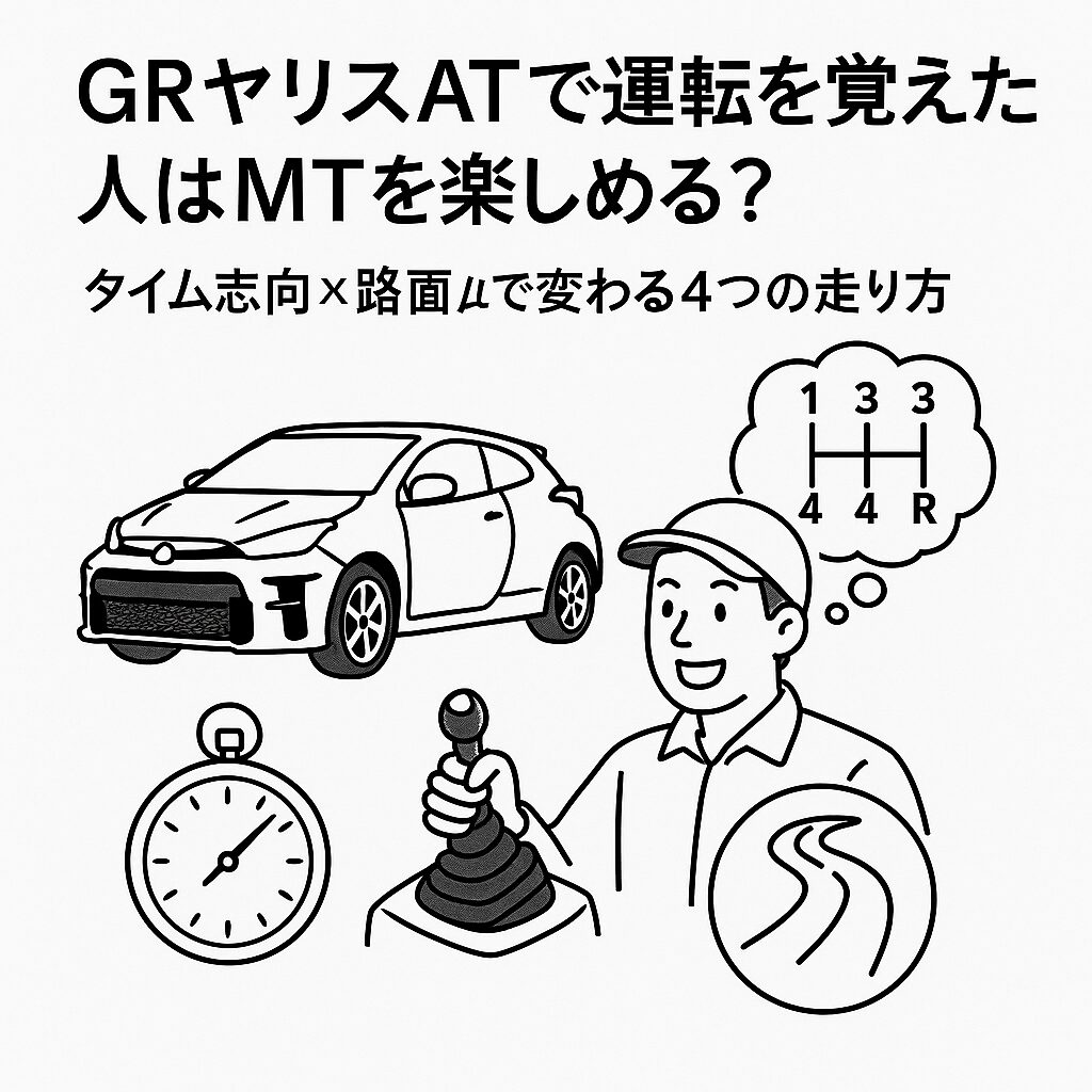 GRヤリスATで運転を覚えた人はMTを楽しめる?